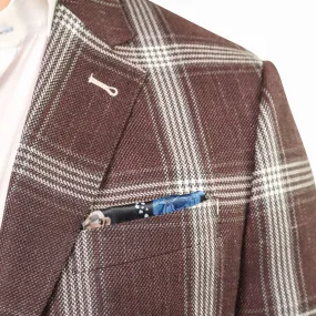 7 Downie St. - Santiago Brown Plaid Blazer