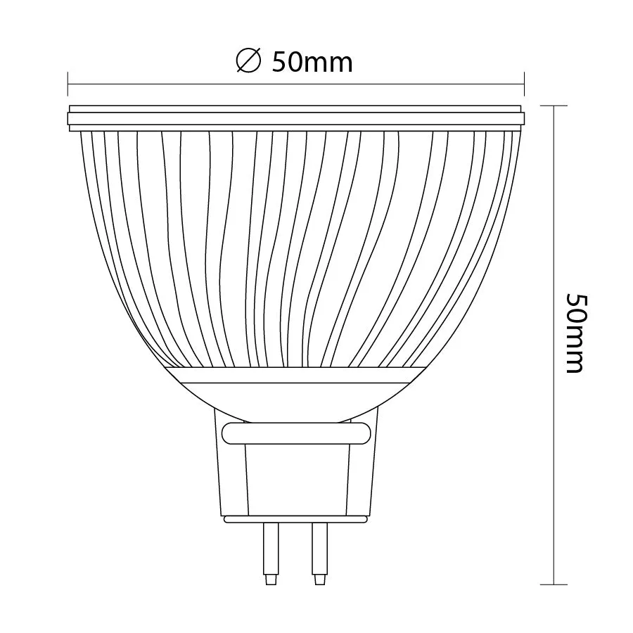 7W MR16 LED Spotlight in Warm White