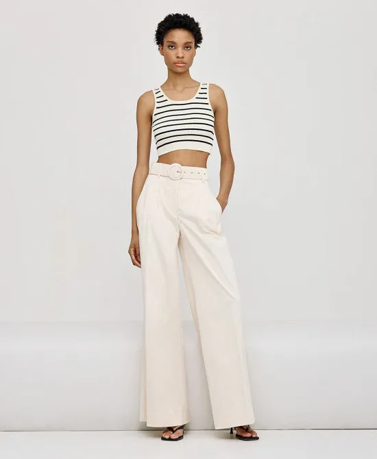 Access Fashion Vanilla Pants With Belt