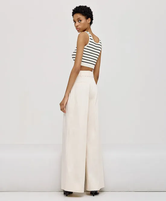 Access Fashion Vanilla Pants With Belt