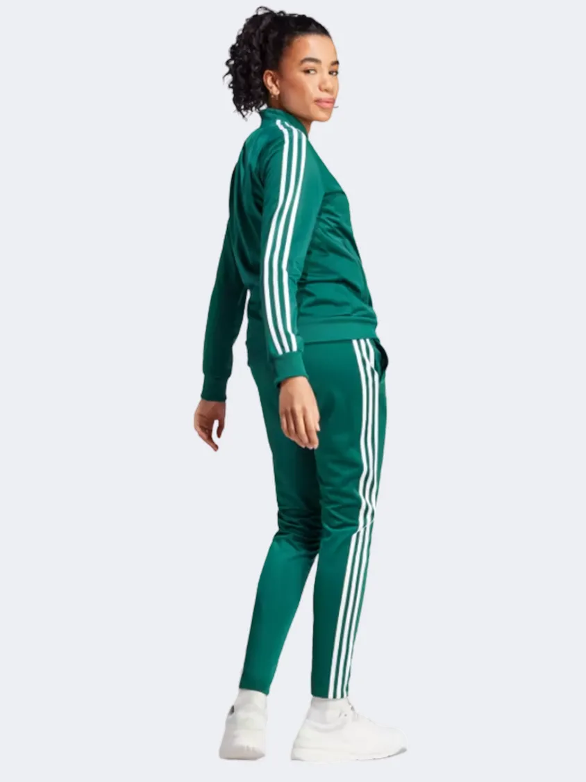 Adidas 3S  Women Sportswear Suit Green/White