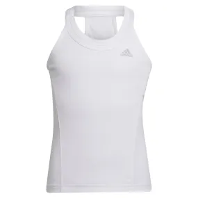 Adidas Girls Club Tennis Tank - White/Grey Two