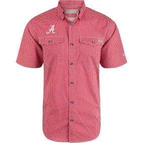 Alabama Frat Gingham Short Sleeve Shirt