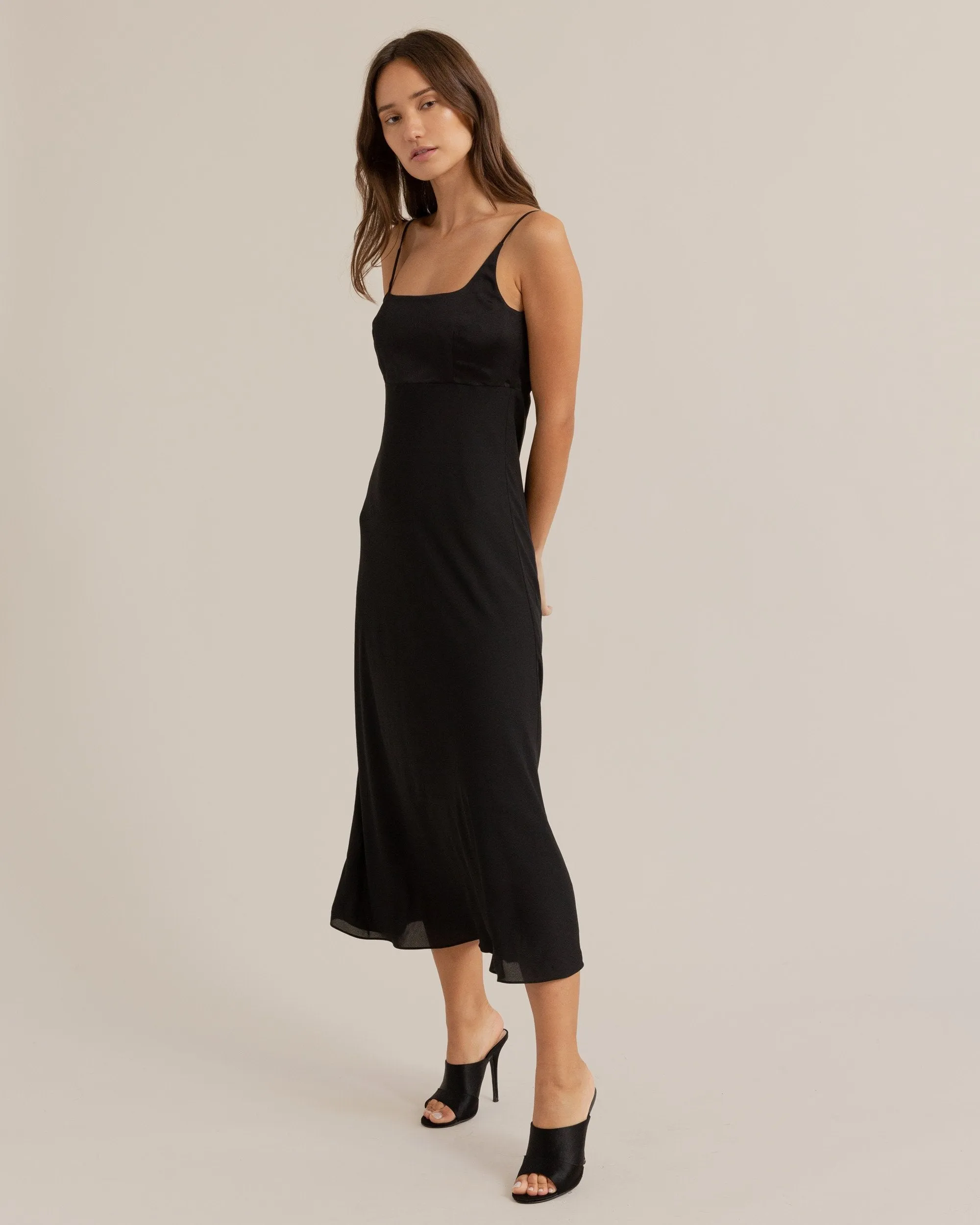 Alysha Square-Neck Dress