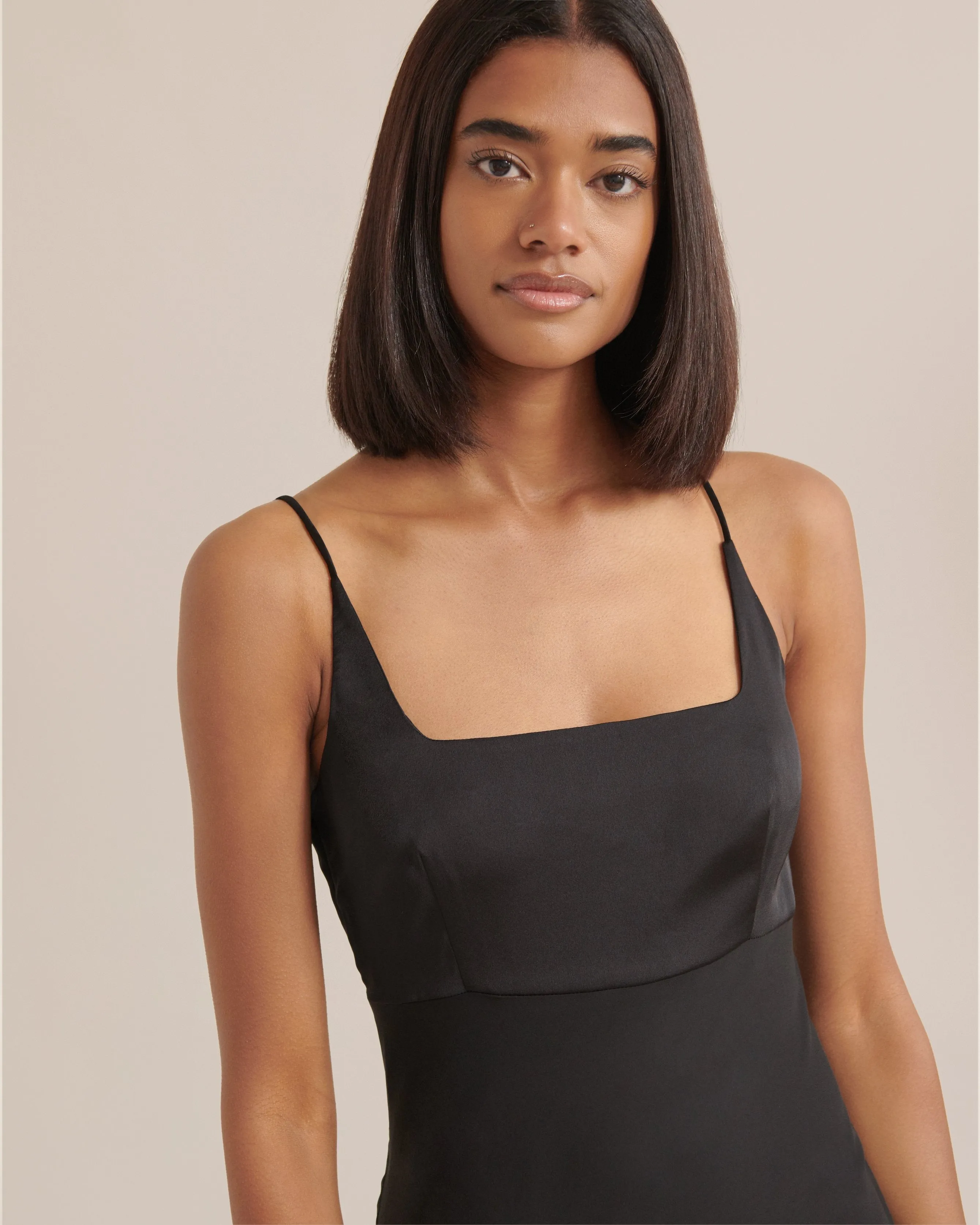 Alysha Square-Neck Dress