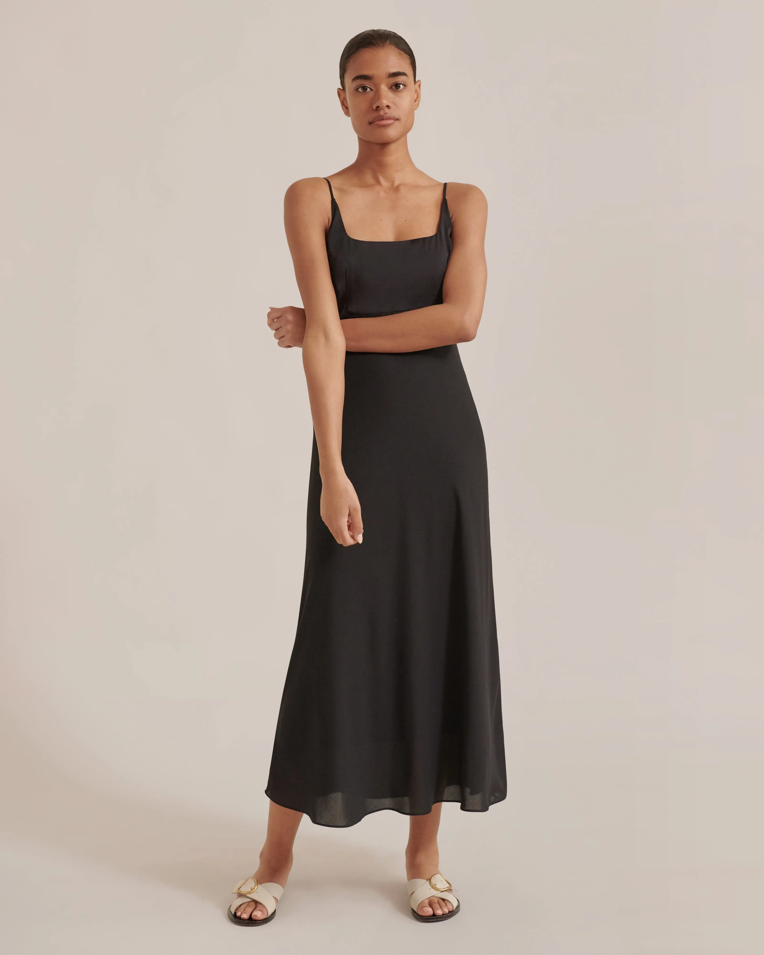 Alysha Square-Neck Dress