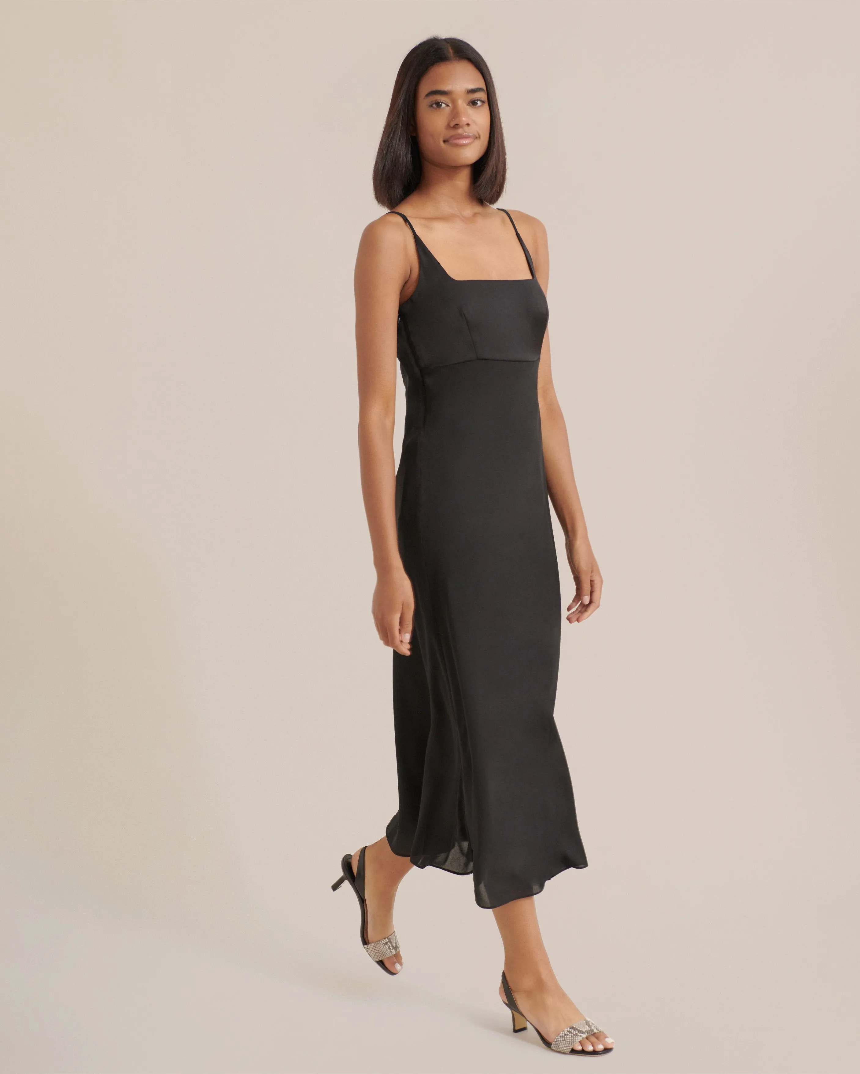 Alysha Square-Neck Dress