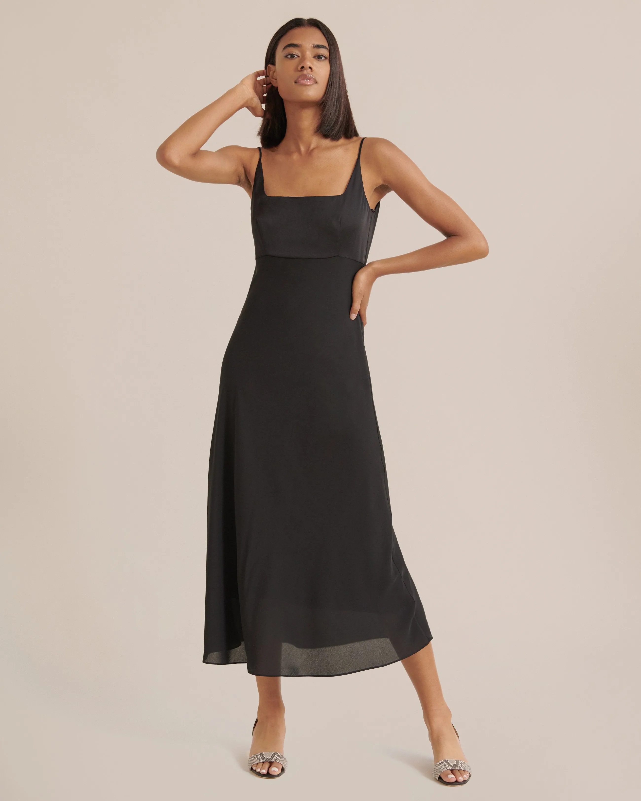 Alysha Square-Neck Dress