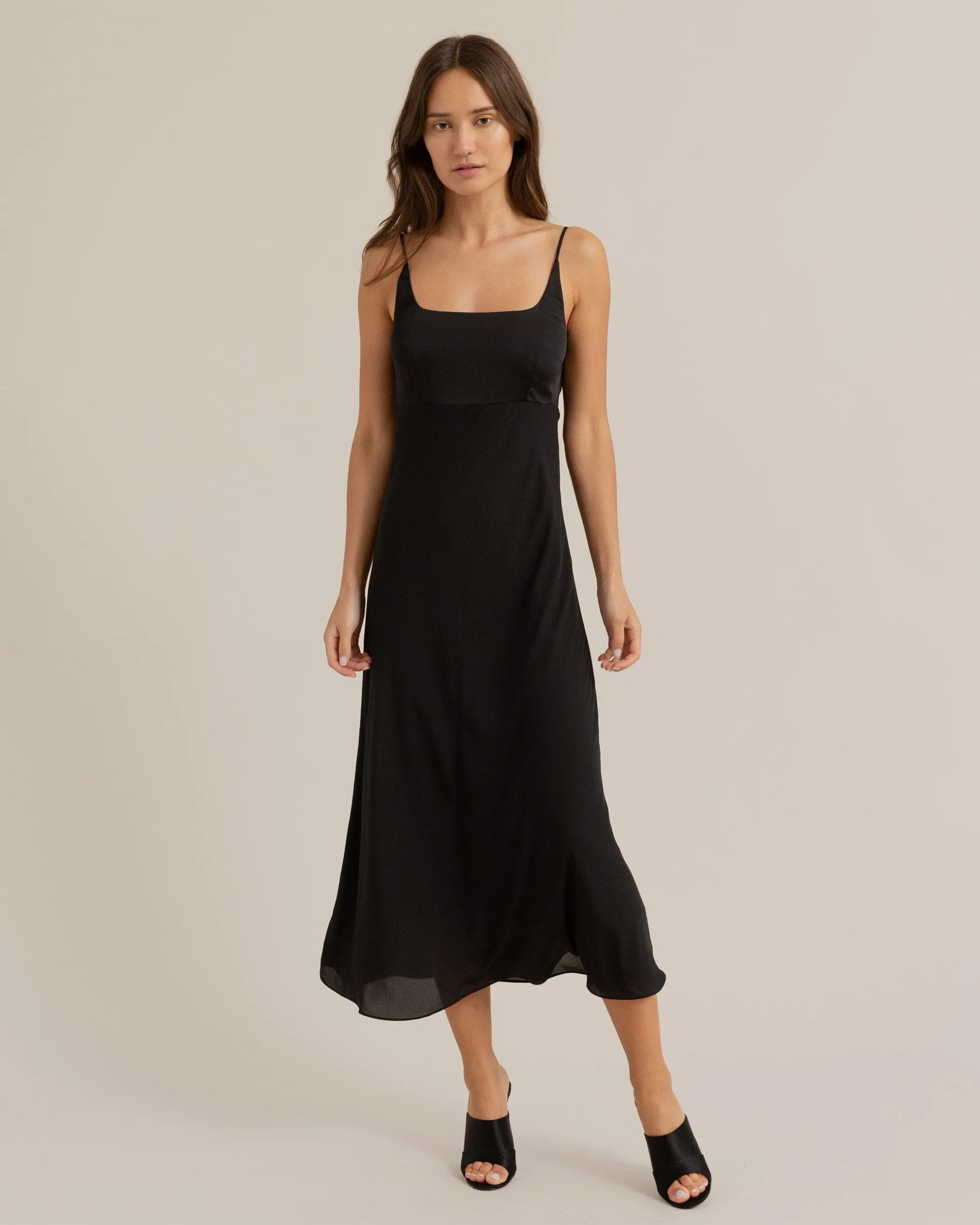 Alysha Square-Neck Dress