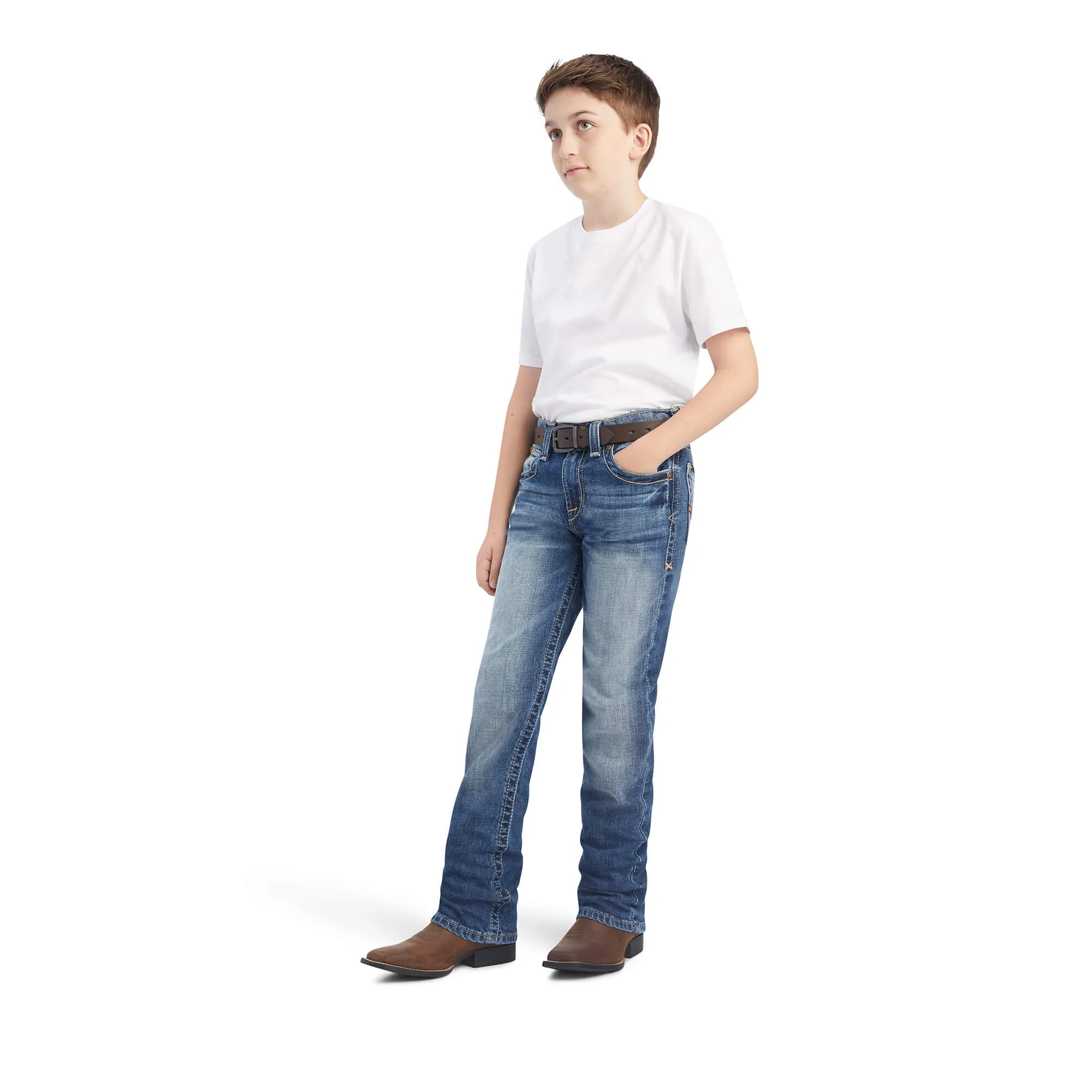 Ariat Boy's B5 Slim Cutler Stackable Straight Leg Jean