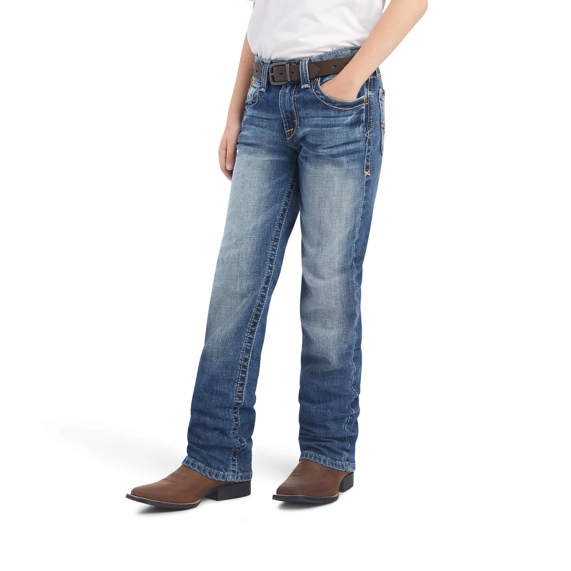 Ariat Boy's B5 Slim Cutler Stackable Straight Leg Jean