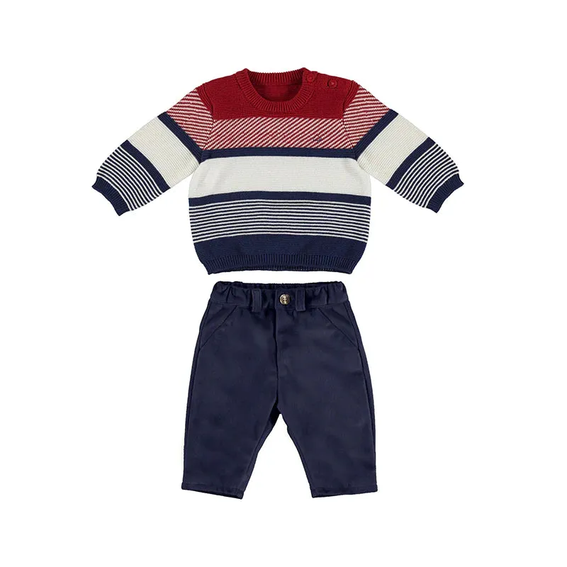 Baby Sweater & Long Trouser Set Boys | Mayoral