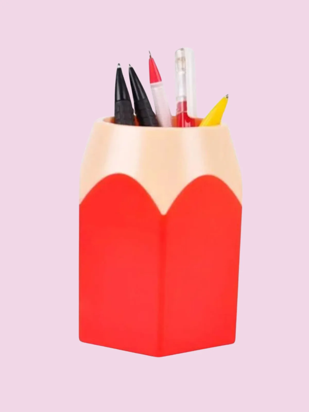 Back To School Colorful Pencil Shaped Pen Holders