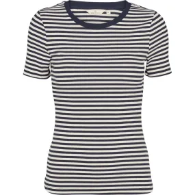 BASIC APPAREL Ludmilla O-neck T-shirt birch navy women