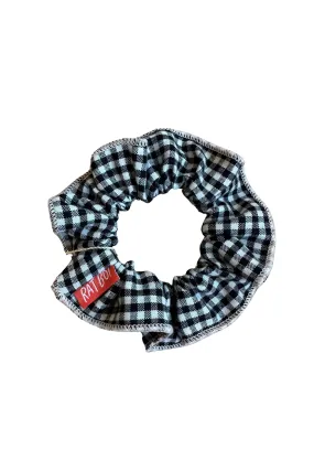 BLACK GINGHAM CONTRAST SCRUNCHIE