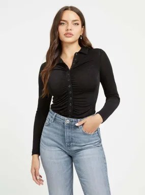 Black Milana Long Sleeve Top