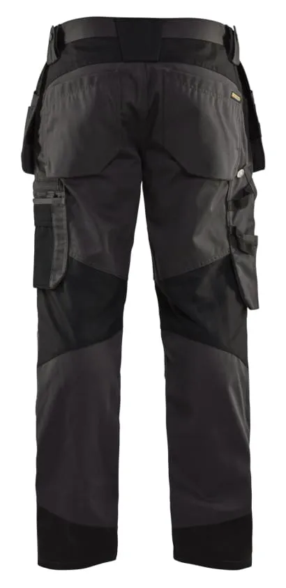 Blaklader Craftsman Flex Floorlayer Trousers in Dark Grey/Black -1554