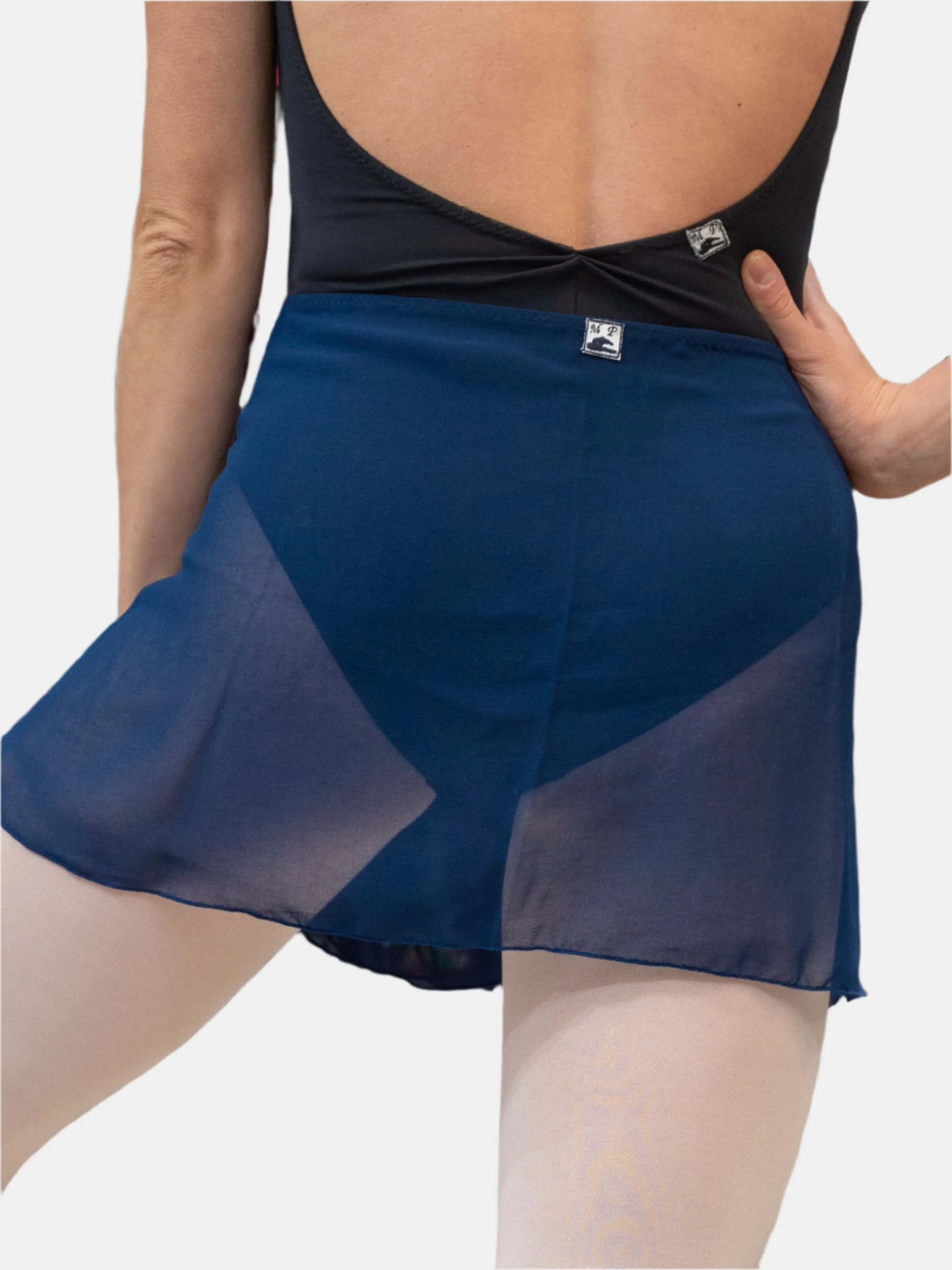 Blue Wrap Short Dance Skirt MP301