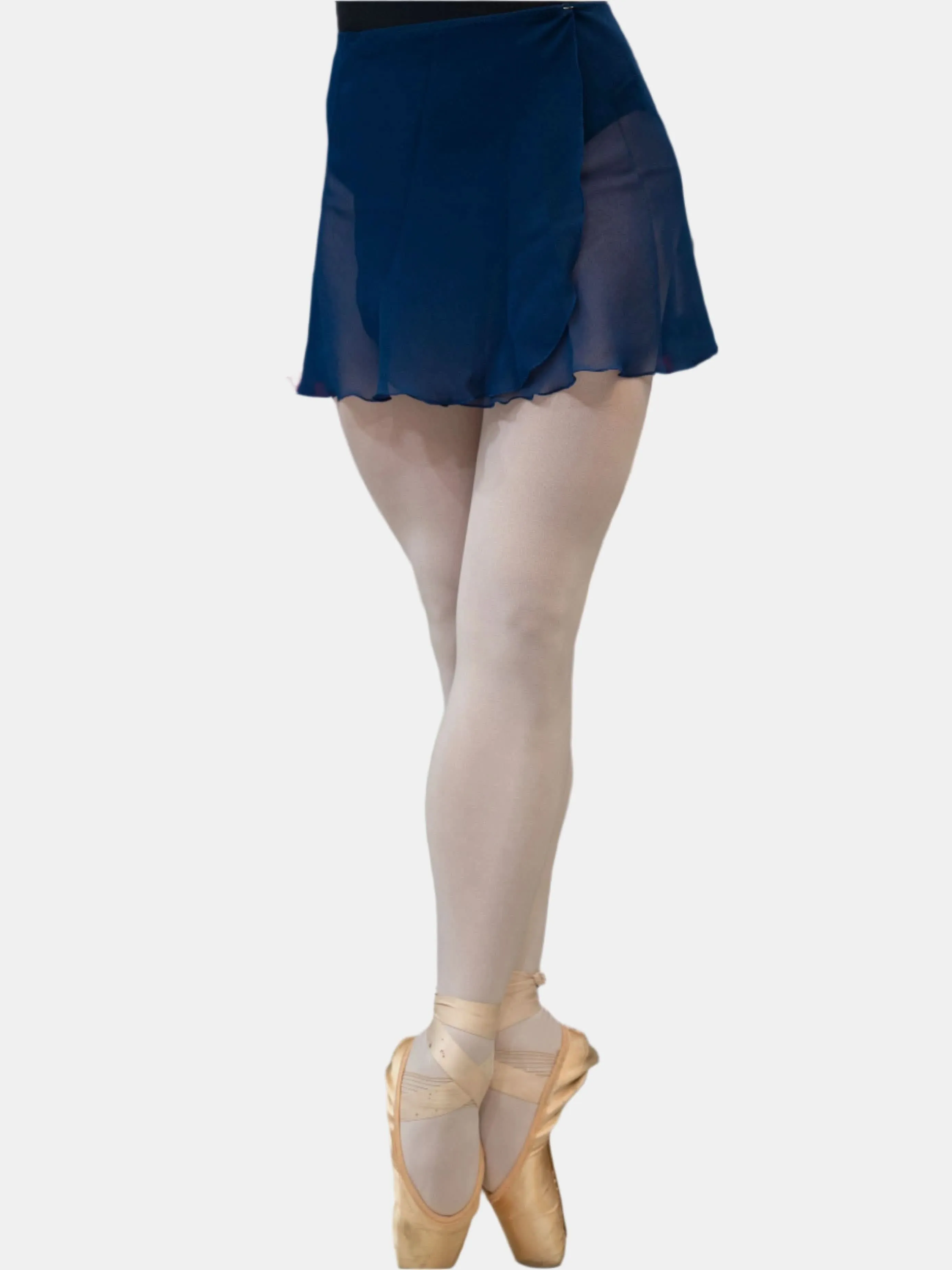 Blue Wrap Short Dance Skirt MP301