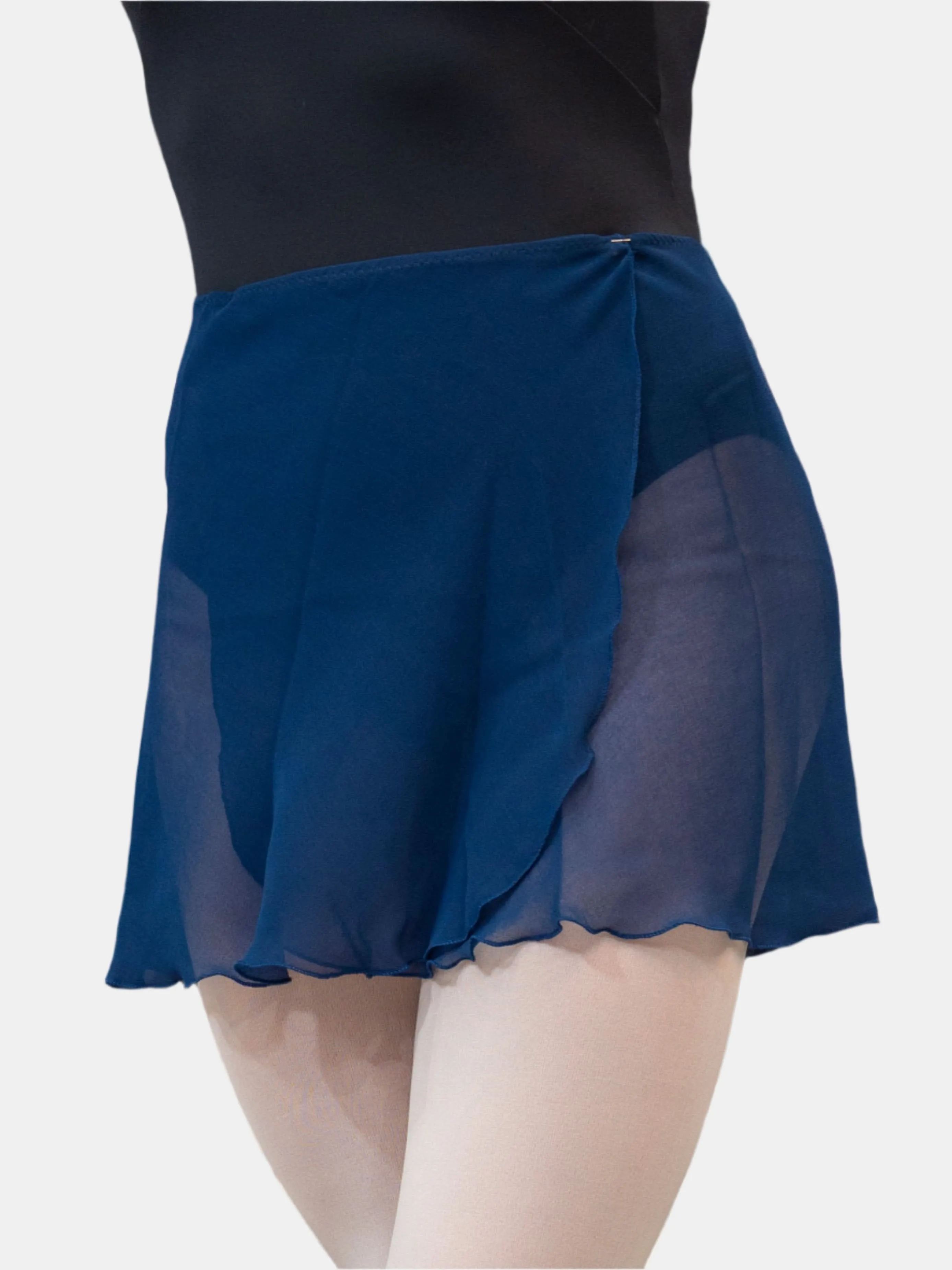 Blue Wrap Short Dance Skirt MP301