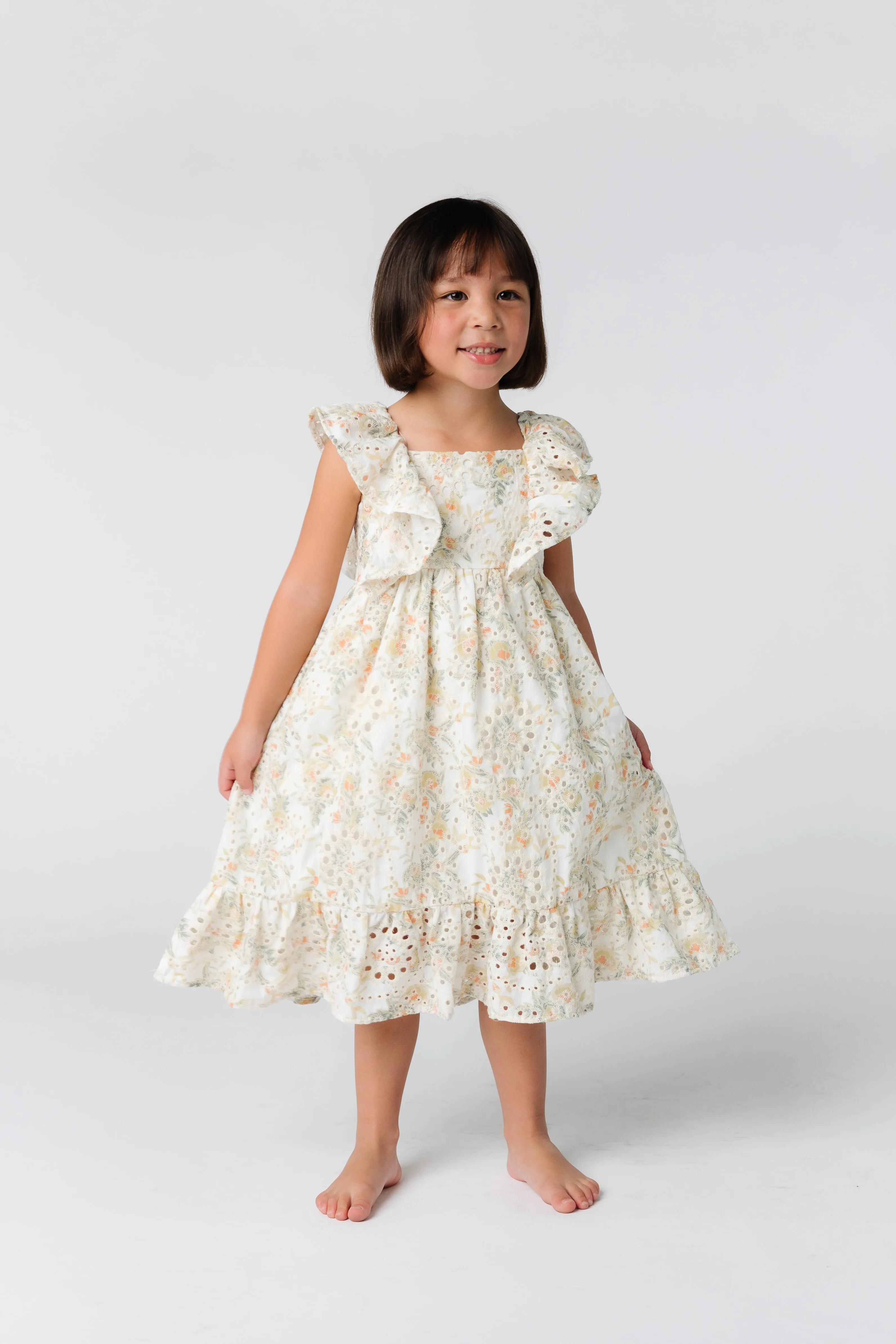 Brass & Roe Sonnie Eyelet Girl's Dress