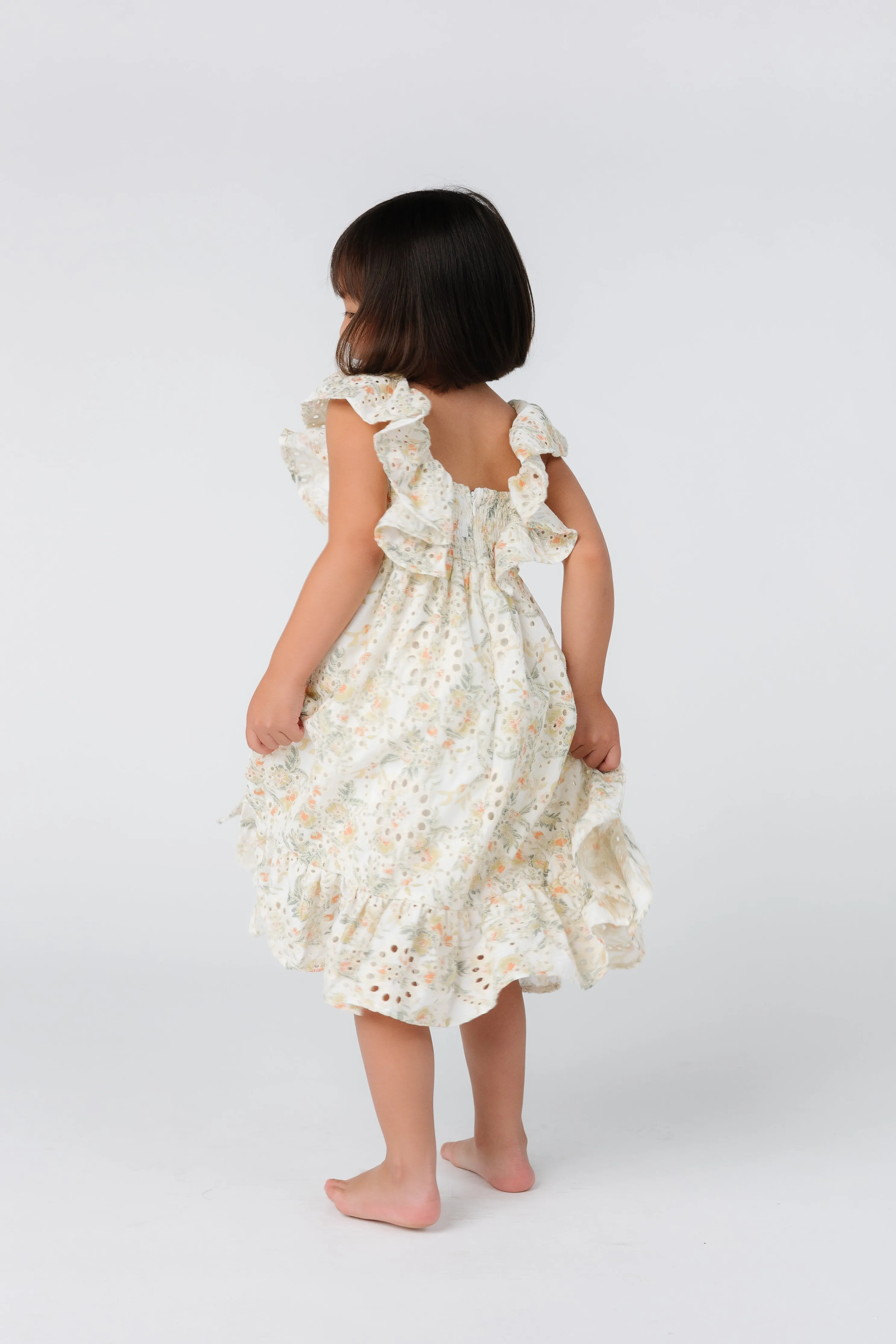 Brass & Roe Sonnie Eyelet Girl's Dress