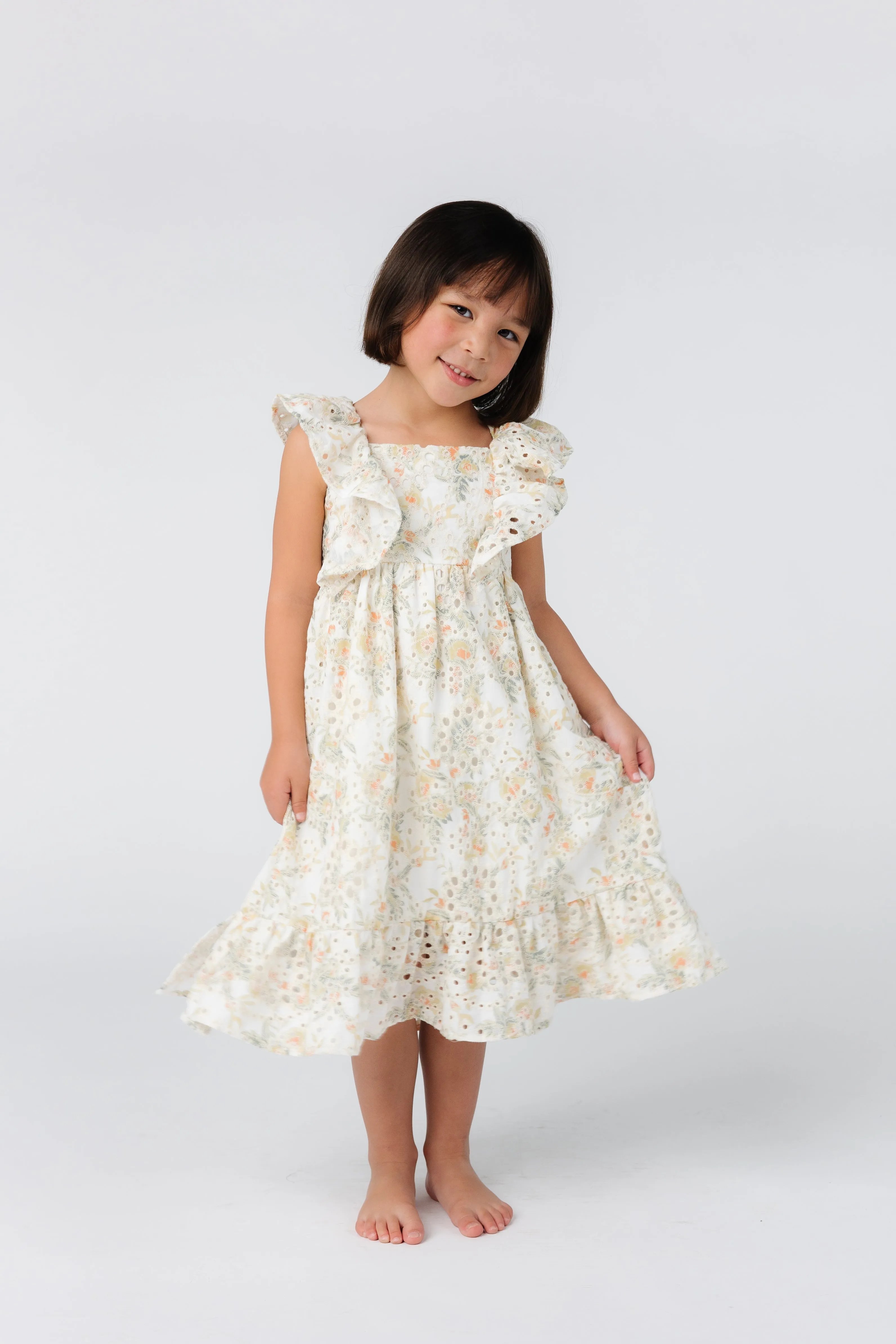 Brass & Roe Sonnie Eyelet Girl's Dress