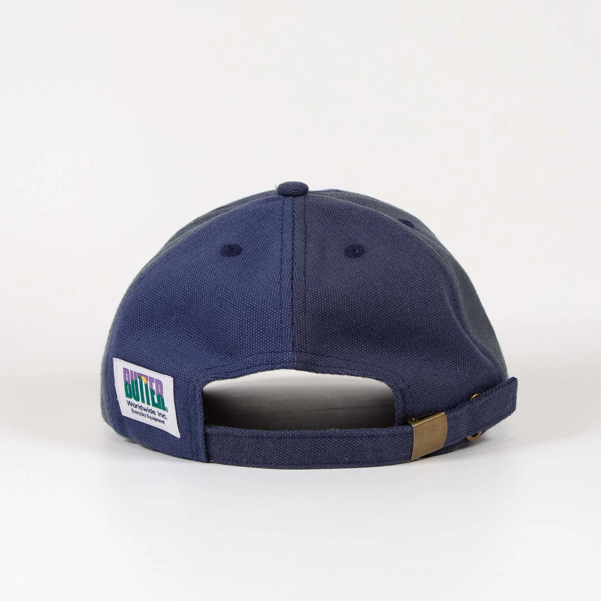 Butter Goods - Canvas Patchwork 6 Panel Cap - Washed Navy