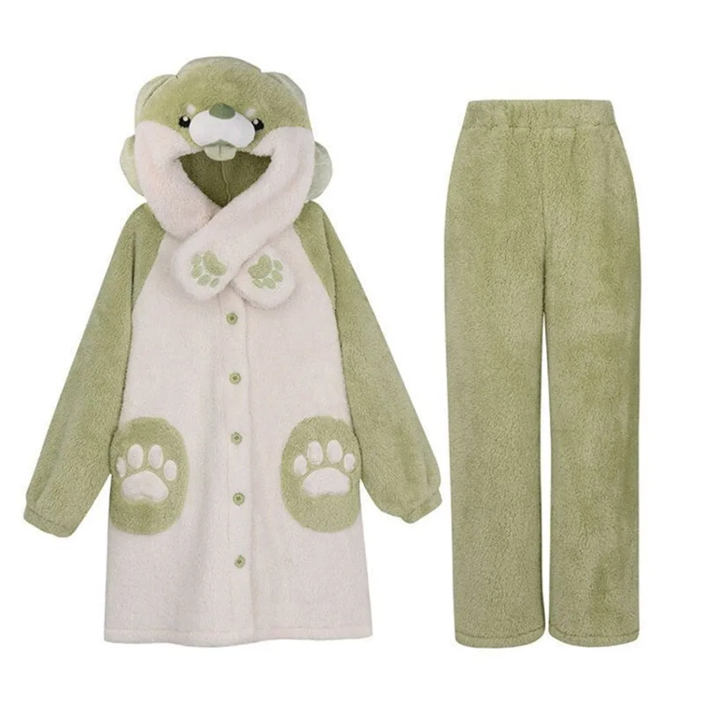 Cabbage Shiba Inu Pajama Set