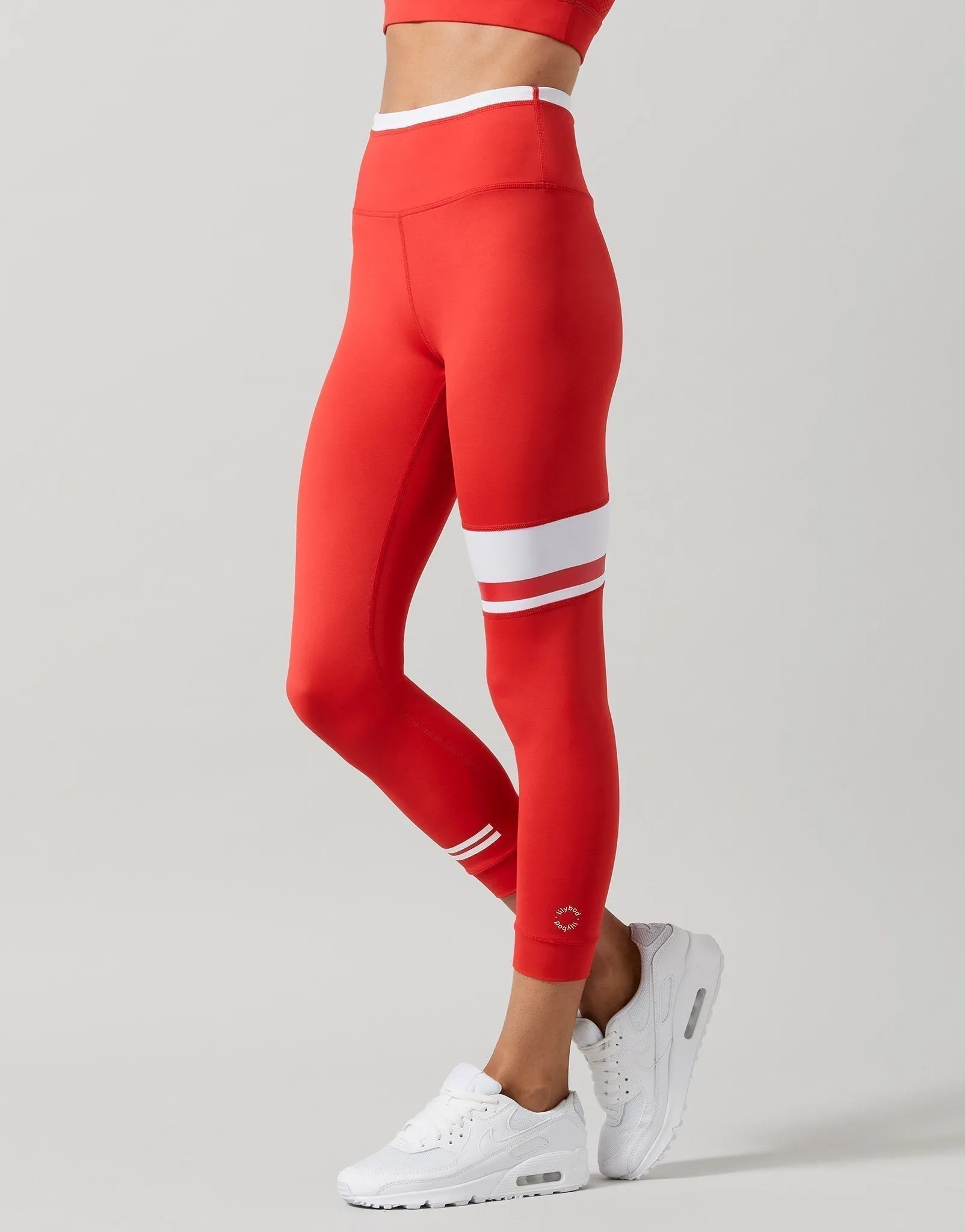 Cali 7/8th Leggings in Red