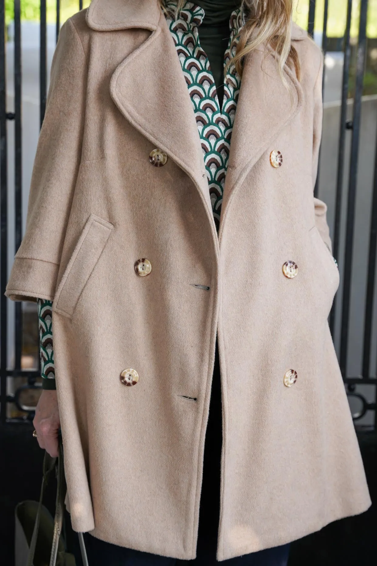 Camel A Line Coat