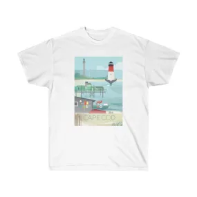 CAPE COD UNISEX ULTRA COTTON TEE