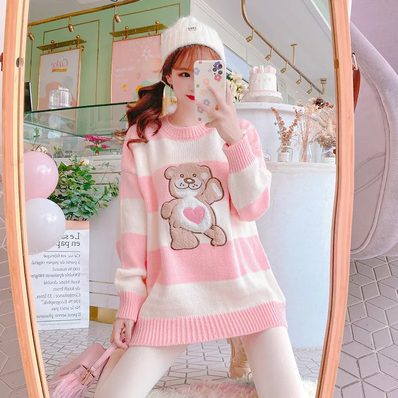 cartoon striped sweater PL52513