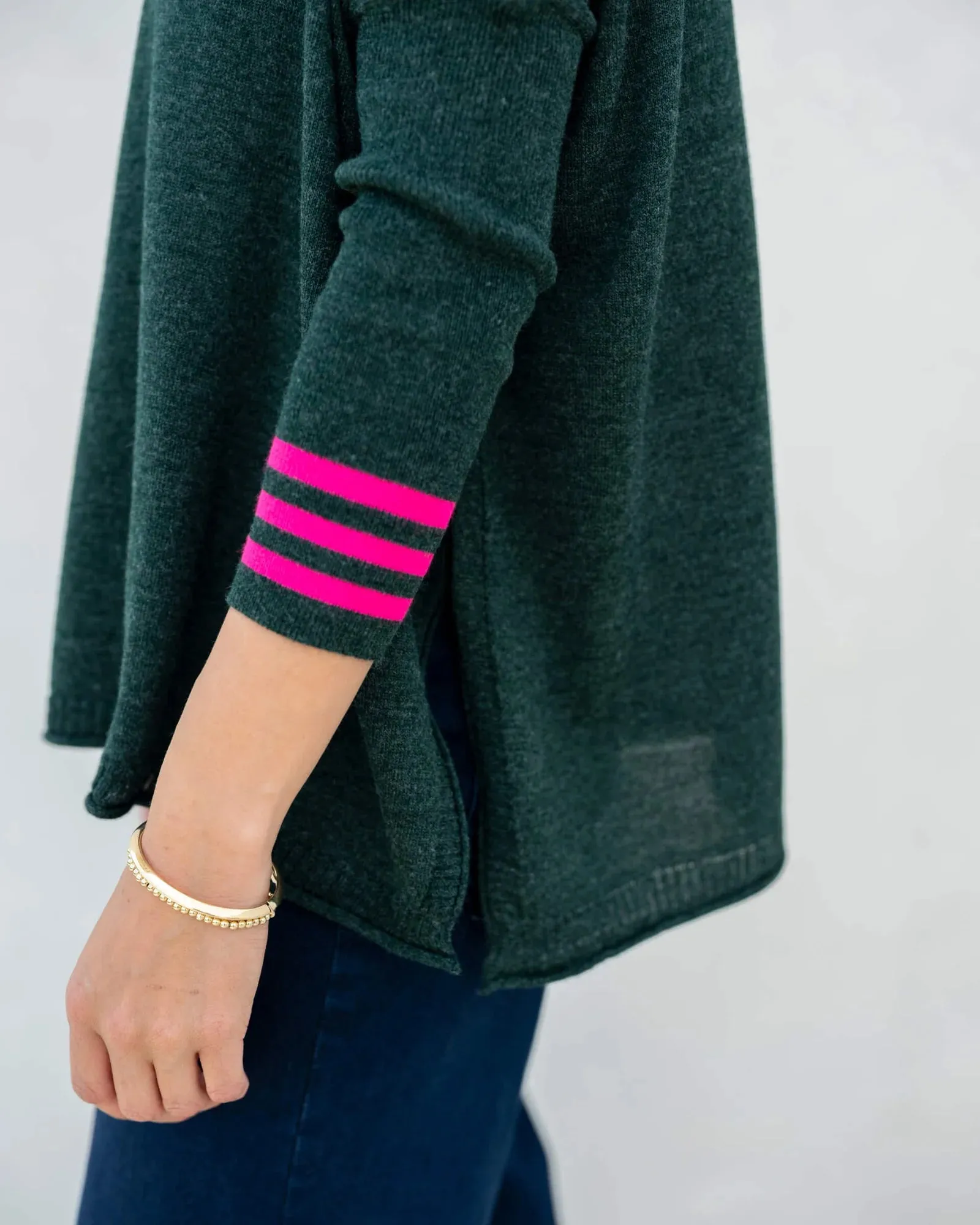 Catalina Crewneck Sweater in Alpine   Lipstick Colorblock Sport