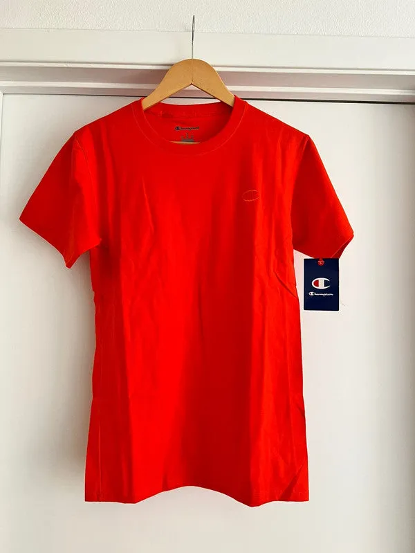 Champion Classic Tee, Embroidered C Logo Spicy Orange T0223 5TQ