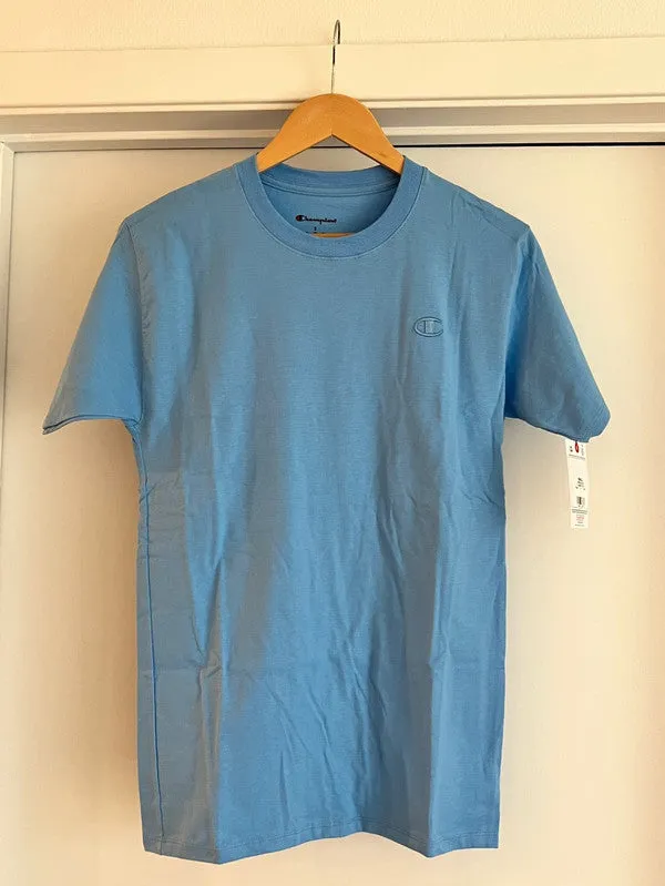 Champion Classic Tee, Embroidered C Logo Swiss Blue T0223 K7P