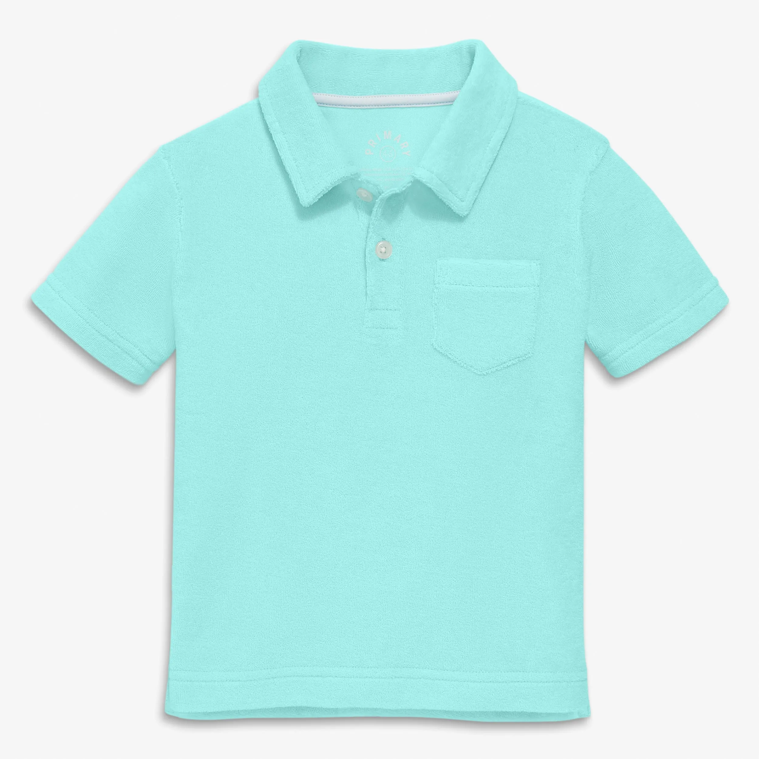 Clearance towel terry short sleeve polo