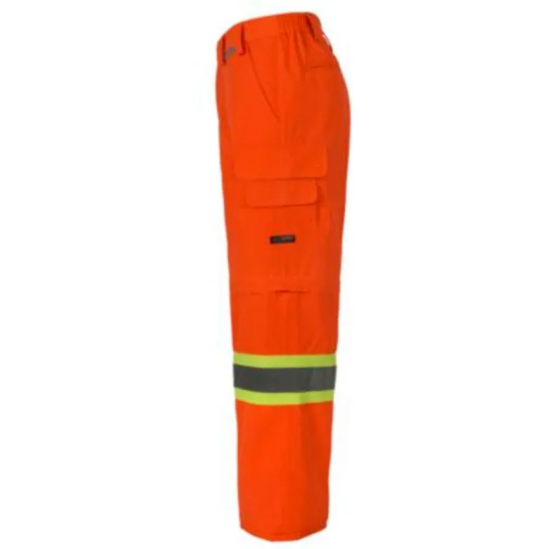 CoolWorks Hi-Vis Men's Ventilated Cargo Work Pants CW2ORGA - Orange