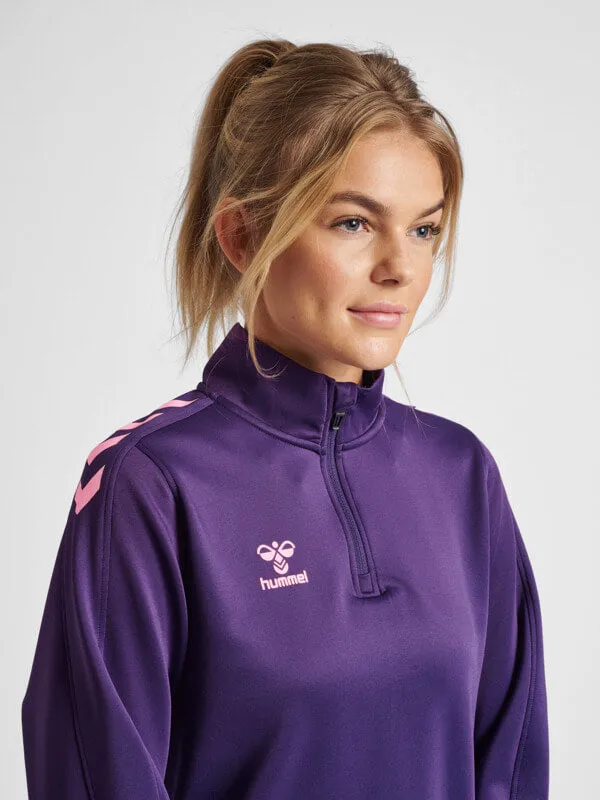 Core Xk Women Polyester Purple Sweatshirt