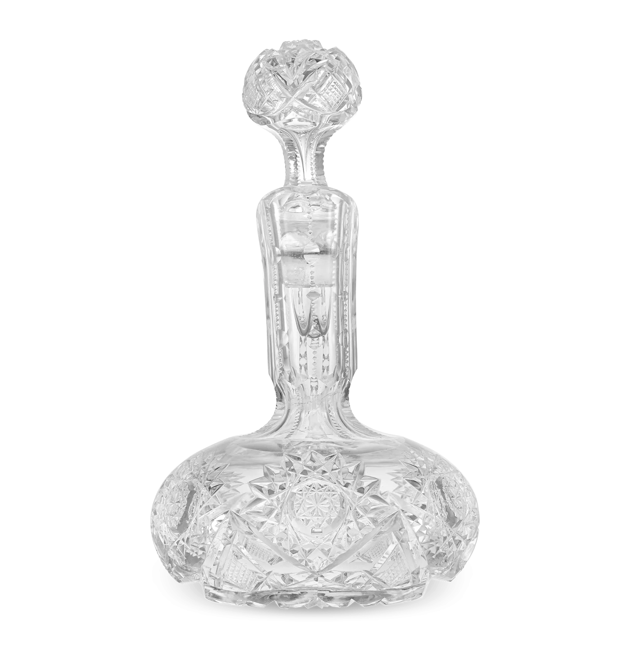 Cut Glass Cruet Bottle in the Somerset Pattern