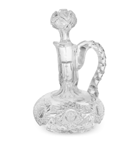 Cut Glass Cruet Bottle in the Somerset Pattern