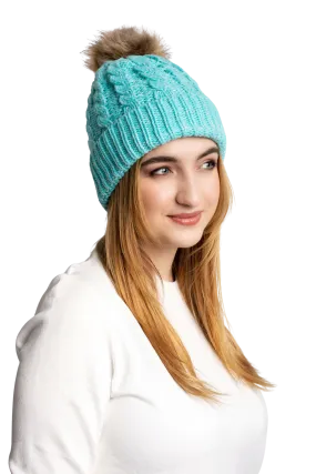 Cyan - Cozy Lined Hat