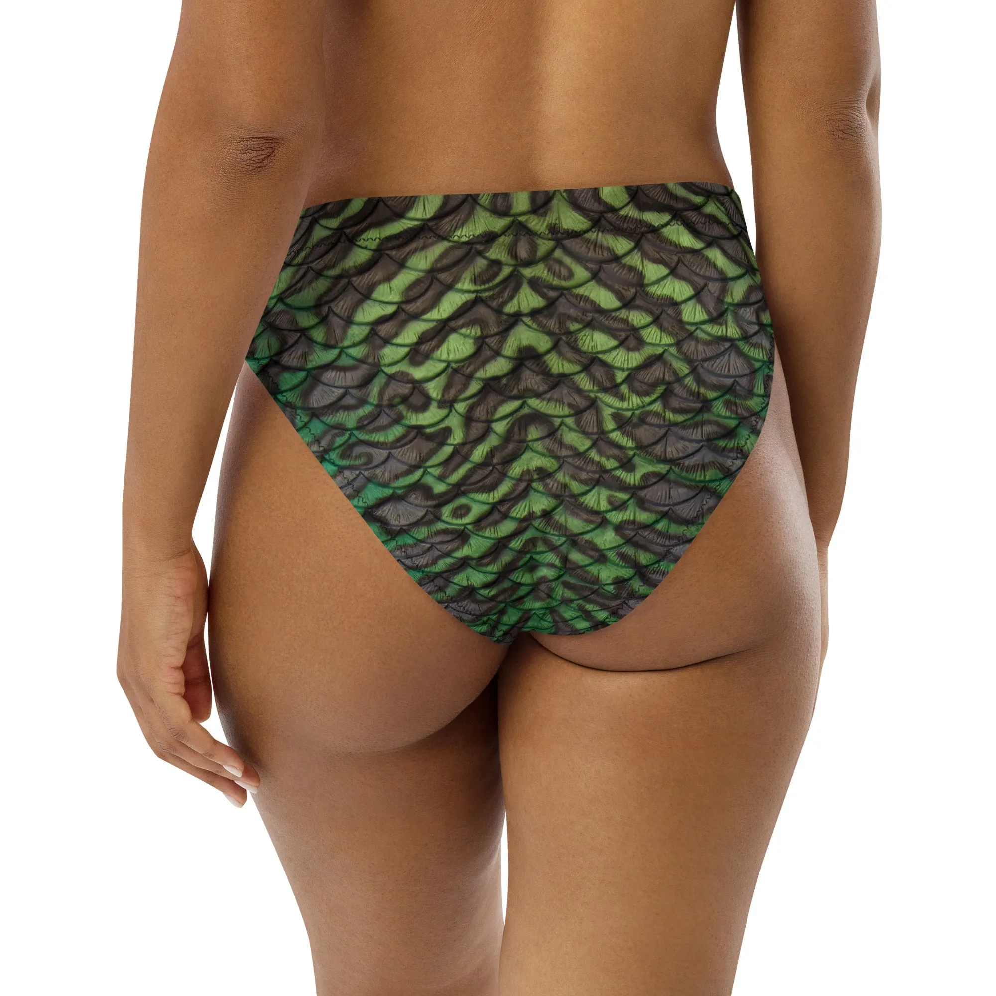 Eelia Recycled High-Waisted Bikini Bottom