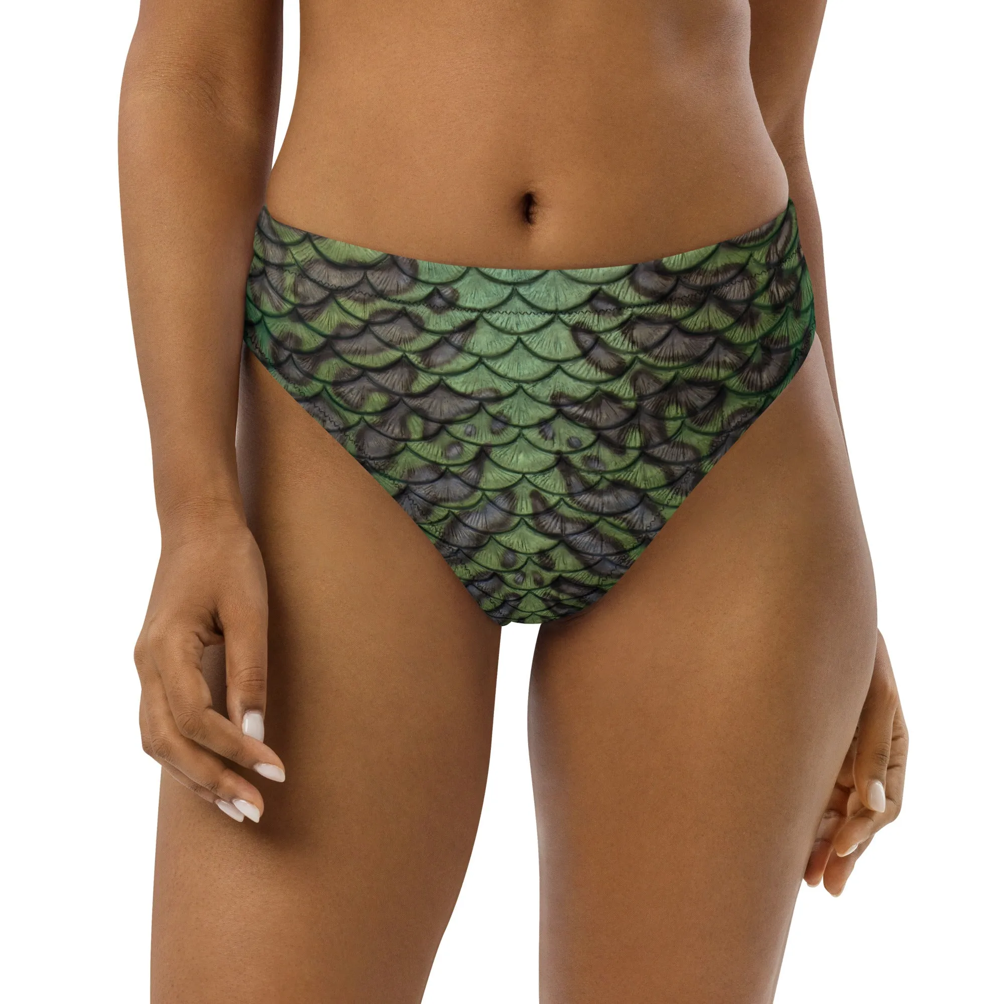 Eelia Recycled High-Waisted Bikini Bottom