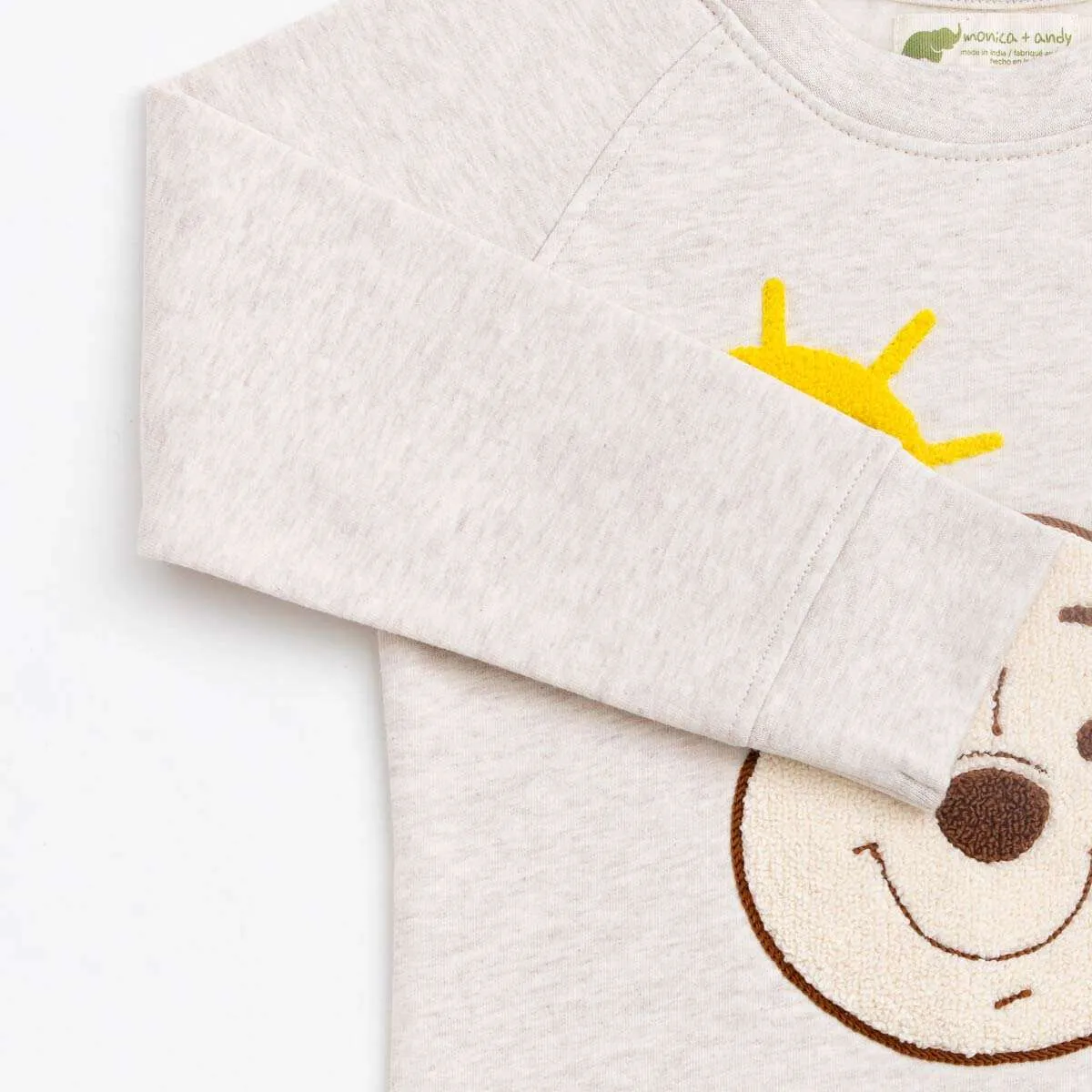 Embroidered Crewneck Sweatshirt_Winnie the Pooh