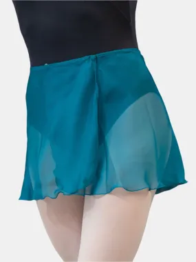 Emerald Chiffon Wrap Short Dance Skirt MP301