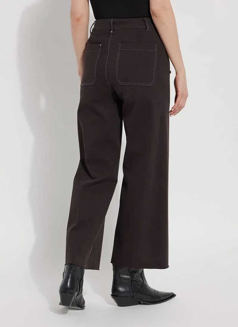 Erin Wide Leg Denim (28" Inseam)- Double Espresso