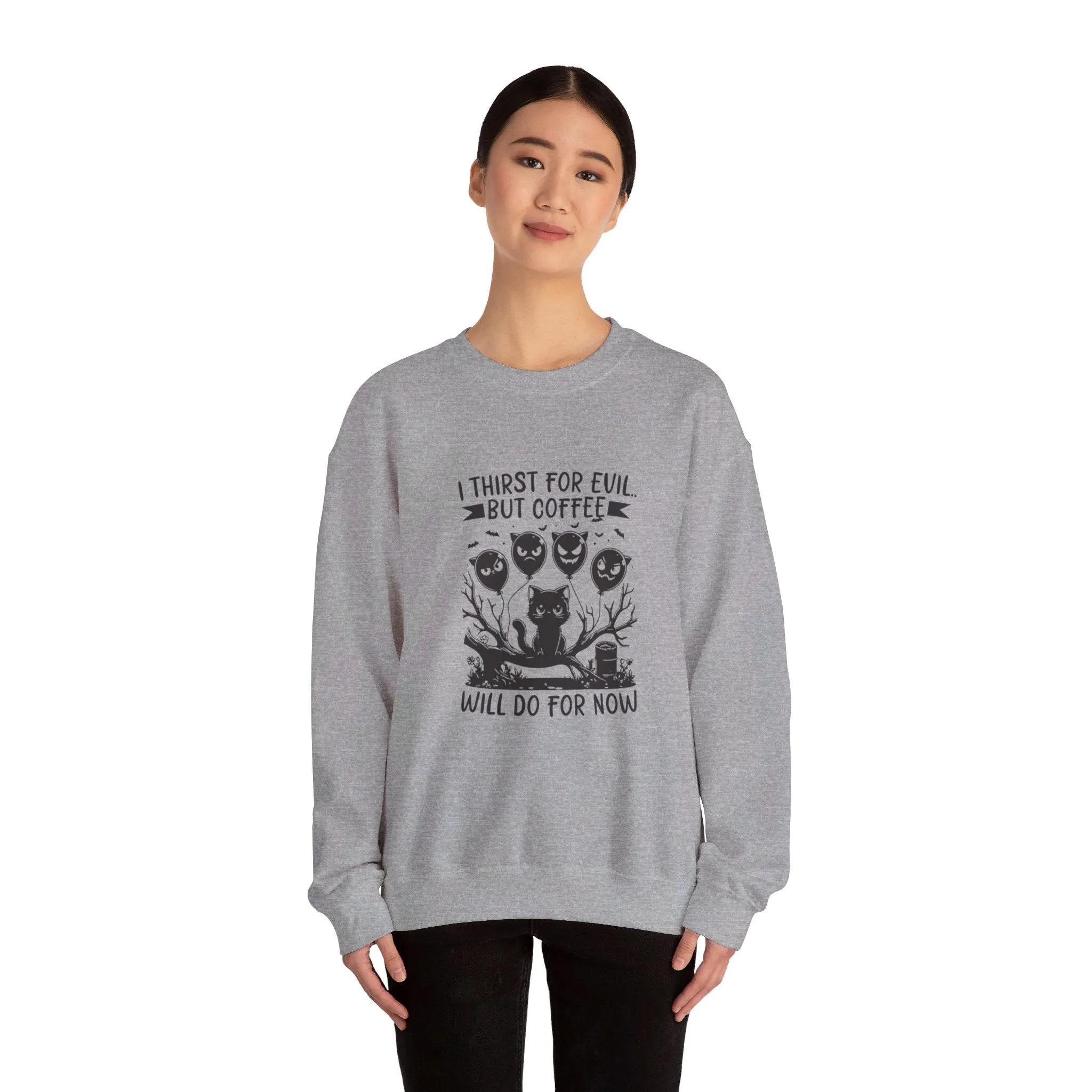 Evil Coffee Unisex Heavy Blend™ Crewneck Sweatshirt