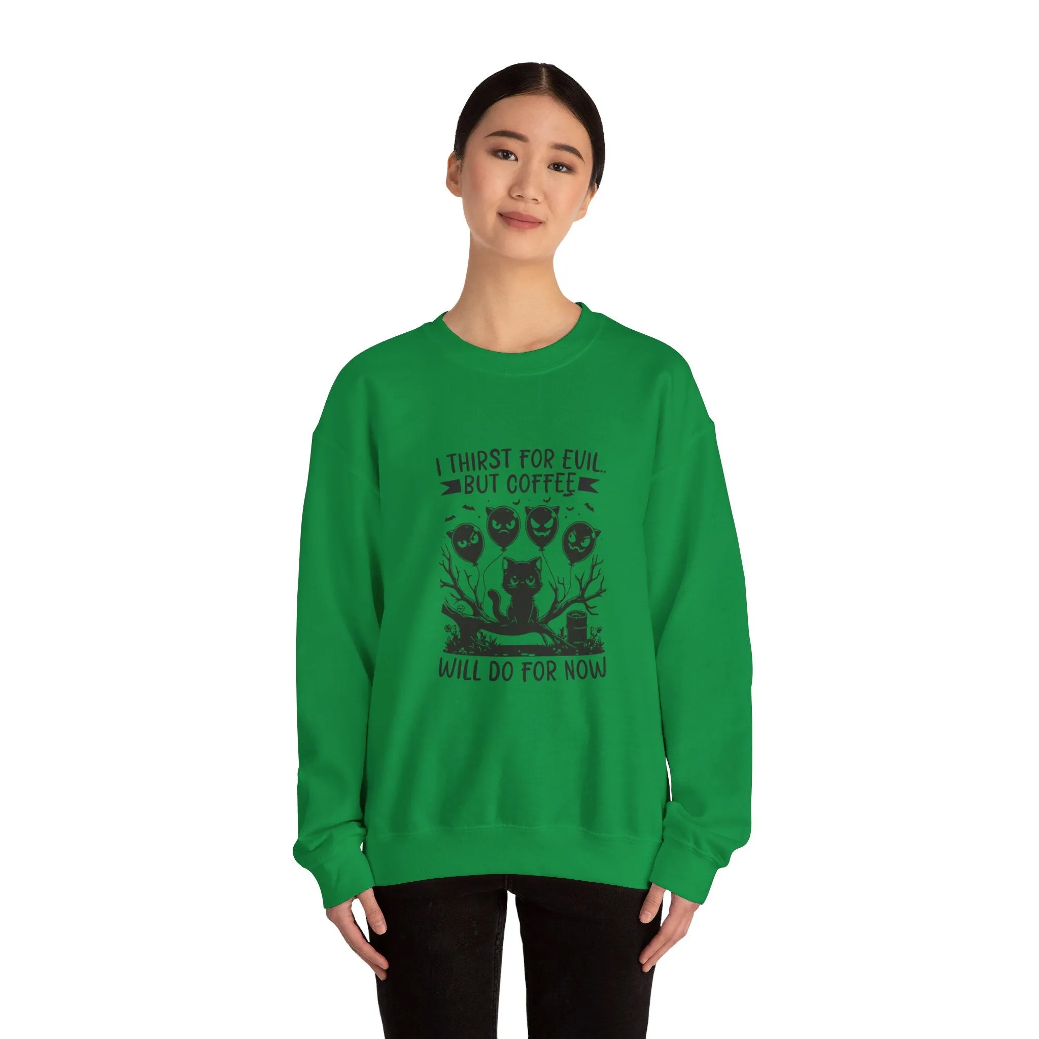 Evil Coffee Unisex Heavy Blend™ Crewneck Sweatshirt