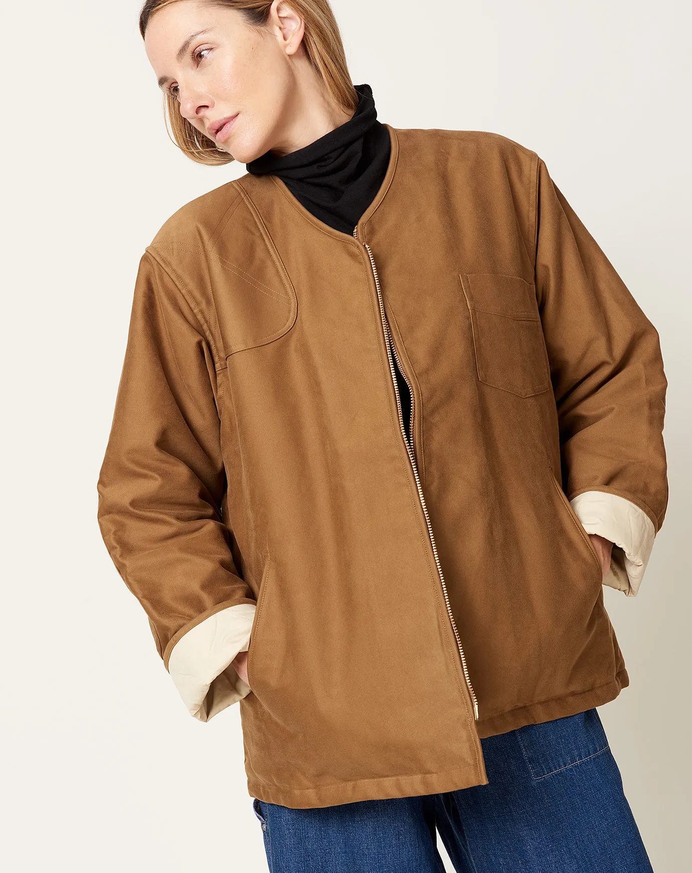 Game Jacket in Camel